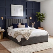 Vida Designs Vellaro Ottoman Lift Up Storage Bed Frame & Memory Foam Mattress