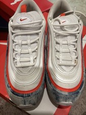 Nike Air Max 97 Women's Sneakers Washed Denim Pack, Size 8.5, DV2180-900
