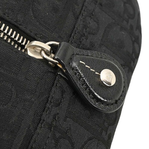 Christian Dior Black Floral Embroidered Trotter Handbag 08-RU-0035 116483 - Afbeelding 7 van 10