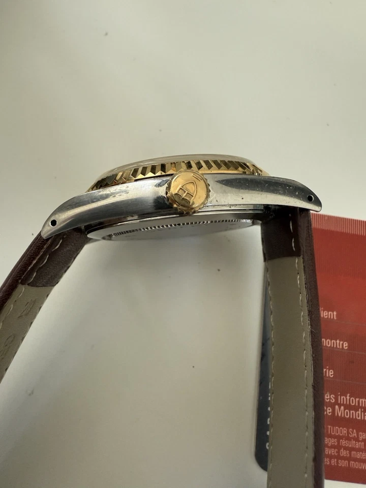 Vintage Tudor Prince Day Date 76213 36mm Automatic Mens Watch with Warranty card - image 4 of 4