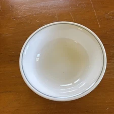 Corelle APRICOT GROVE Berry Bowl 5&3/8”White w/ Gray Stripe