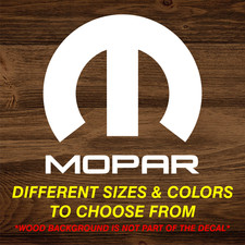 Mopar Performance Muscle Car Vinyl Decal Sticker Many Sizes Colors Free Shipping