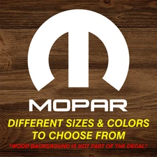 Mopar Performance Muscle Car Vinyl Decal Sticker Many Sizes Colors Free Shipping