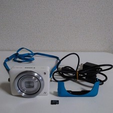 Canon PowerShot N White Digital Camera with Battery SD Card From Japan