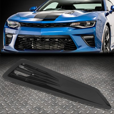 Passenger Right Side Hod Scoop Vent Insert Gloss Black for 16-18 Chevy Camaro