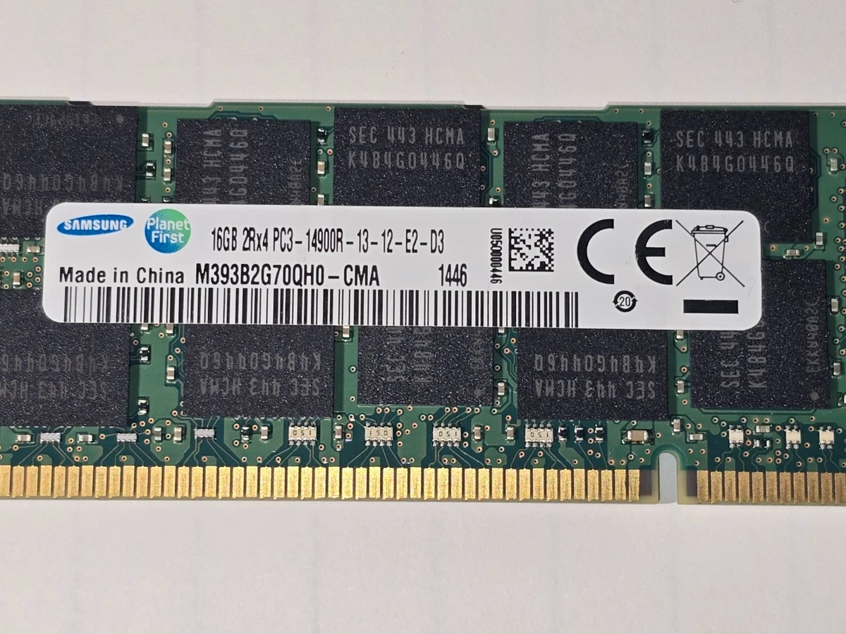 サーバー Samsung DDR3 16GB ECC RDIMM 64GB SAMSUNG 64GB サーバー用メモリ 16GB 4枚 DDR3 ECC Registered DIMM