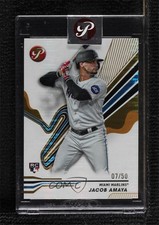 2024 Topps Pristine Gold Pristine Pulsar Refractor 7/50 Jacob Amaya #171 11pj