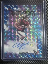 ARIAN FOSTER 2025 TOPPS FINEST GREATS AUTO BLUE GEOMETRIC /99 TEXANS SIGNATURE