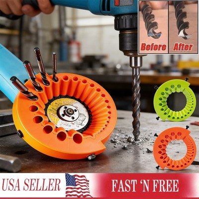 Angle Grinder Drill Bit Sharpener Tool for 2-13mm Bit Power Grinding Attachme US