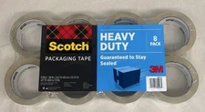Scotch Shipping Packaging Tape 1.88 inch X 54.6 Yard Heavy Duty Tape - 8 PacK 