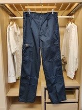 PANTALONE NUOVO CON ETICHETTE DICKIES CARGO TAGLIA W32R NAVY R/HAWK SUPER WORK CASUAL UOMO 32X31