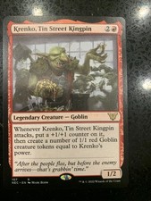 Krenko, Tin Street Kingpin MTG 107 NEC Commander: Kamigawa: Neon Dynasty Magic