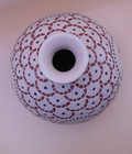 MATA ORTIZ POTTERY VASE BY VIAL CORONA FISH SGRAFFITO TECHNIQUE SCALE PATTERN — photo 5