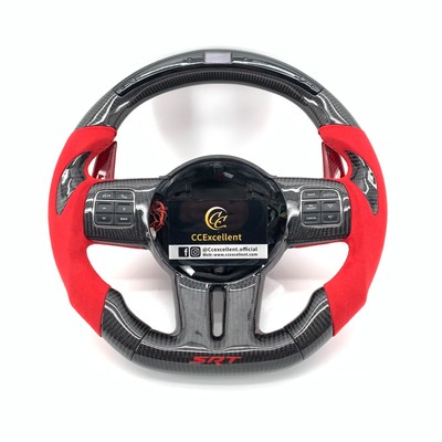 Carbon Fiber Steering Wheel Fit For 2012 -2014 Jeep Grand Cherokee SRT8