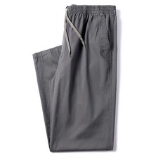 Mens Cargo Combat Work Trousers Pockets Cotton Thin Style Machine Washable Pants