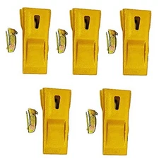 5 Set X290 Bucket Teeth with K290S Flex Pins Fits Skid Steer Excavator Hensley