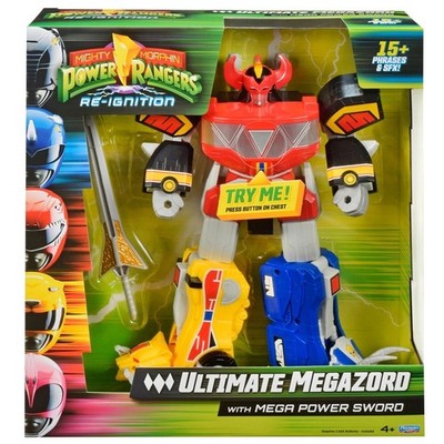 Mighty Morphin Power Rangers Re-Ignition Figur Ultimate Megazord Neu OVP