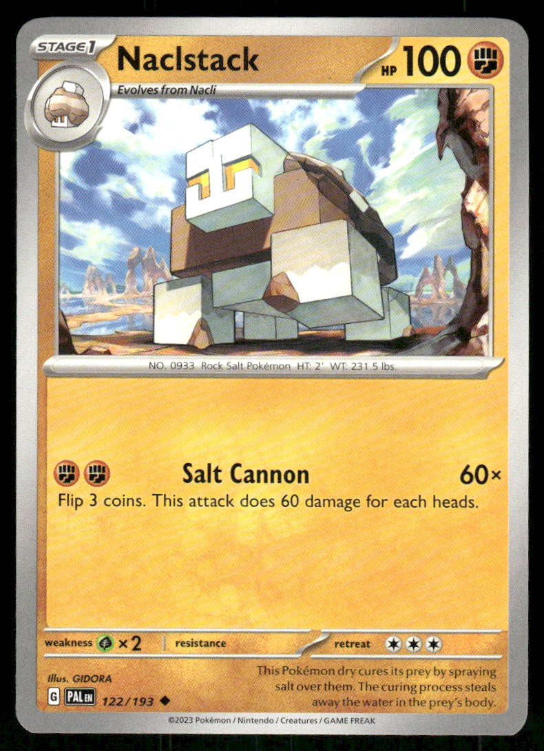 Naclstack 122/193 - Paldea Evolved - Uncommon NM
