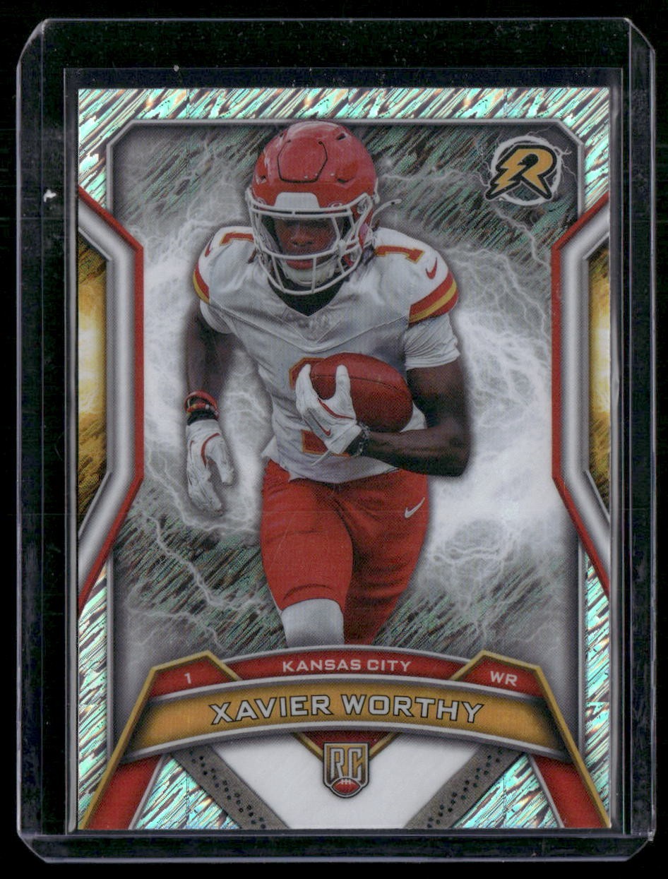 2024 Topps Resurgence #143 Xavier Worthy Silver Static (RC)