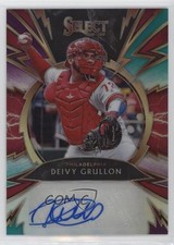 2020 Select Sparks Signatures Tri-Color Prizm 30/49 Deivy Grullon Auto b8r