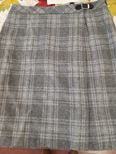 Womens Pendelton Woolen Mills Skirt Gray Size 10 Very Nice Preowned Condition