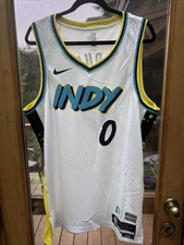 Tyrese Haliburton Pacers City Edition 2025 NBA Finals Nike Swingman Jersey XL