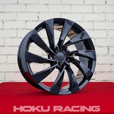 4x 19 Interlagos Style 8j Et40 5x112 Black Wheels Fits For Vw Golf Jetta Caddy