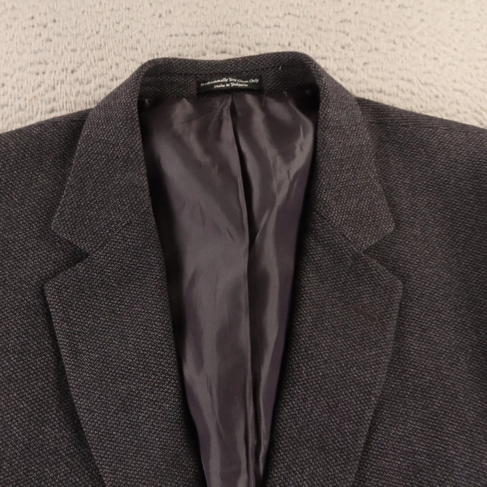 Chaqueta de tweed de colección 2XL 50R gris grano de cebada 100 % lana lana blazer Foto 2 de 4