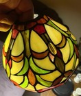 Tiffany Style Slag Glass Lamp Shade Stained Glass Hanging Pendant Style 7.5” — photo 1