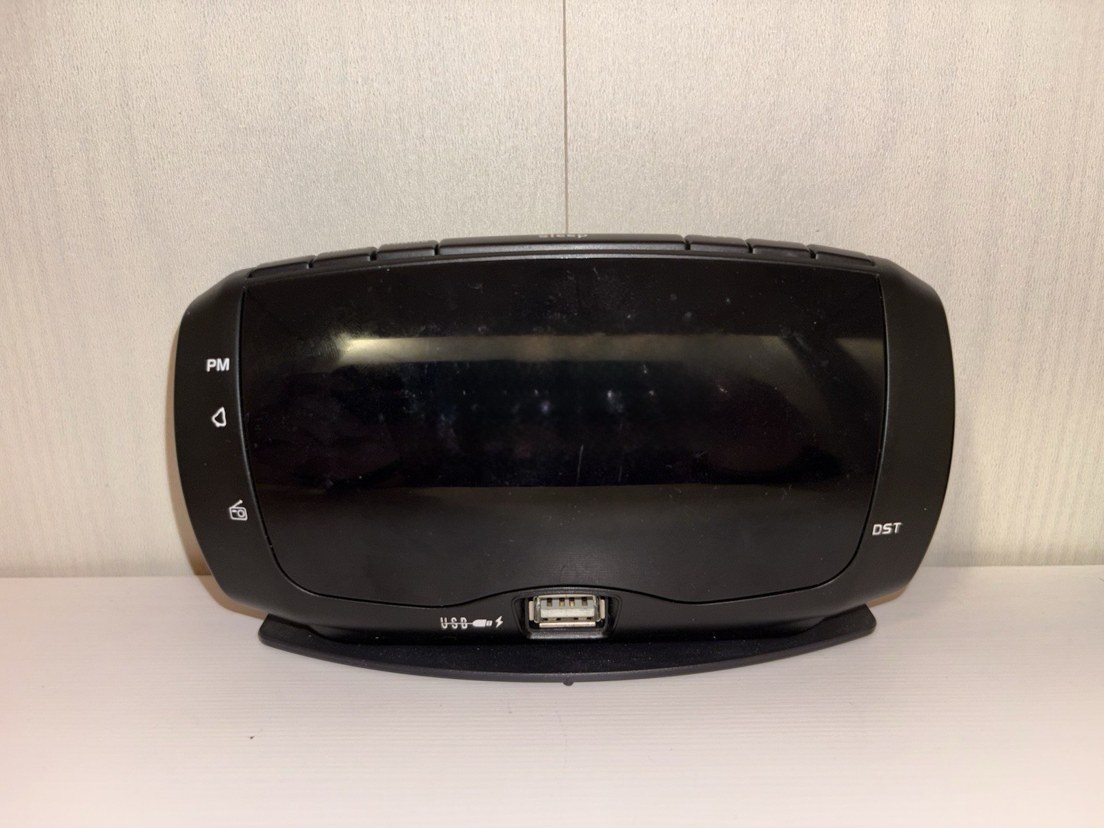 Alarm Clock Radio for Bedroom with 2 USB Charging Ports, Digital w/Cord