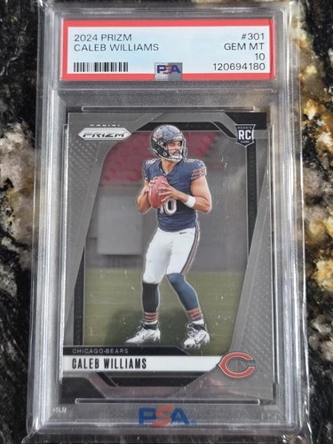 2024 Caleb Williams RC #301 Panini Prizm PSA 10 Gem Mint