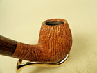 Steve Weiner 08697 Hand Made USA Rough Wire Cut Briar Pipe Acrylic Stem Big Bent — photo 7