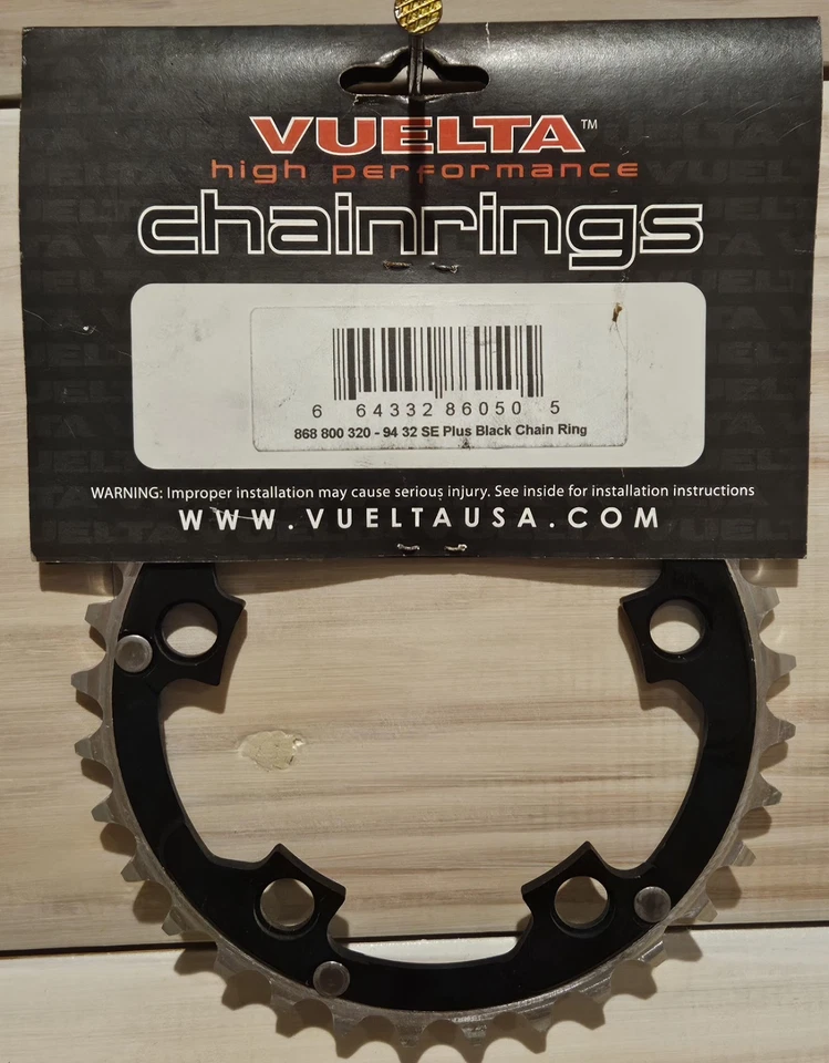 Plato negro Vuelta USA 94 32T SE PLUS Foto 2 de 2