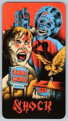 Shock Card - Classic Horror Oracle - Psycho Bates Motel Ricardo Diseño Art