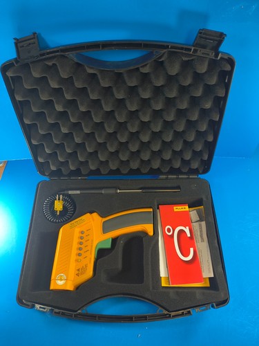 Fluke 574 IR Infrared Thermal Temperature Thermometer with Surface Probe!