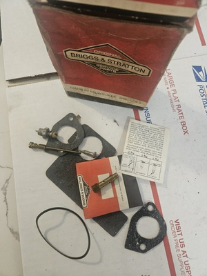 #ad Briggs And Stratton Carburetor Kit 394698 $18.99