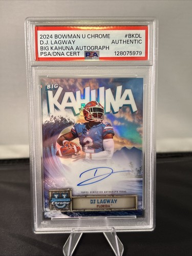 DJ Lagway #BK-DL 2024 Bowman Chrome University The Big Kahuna Autograph card