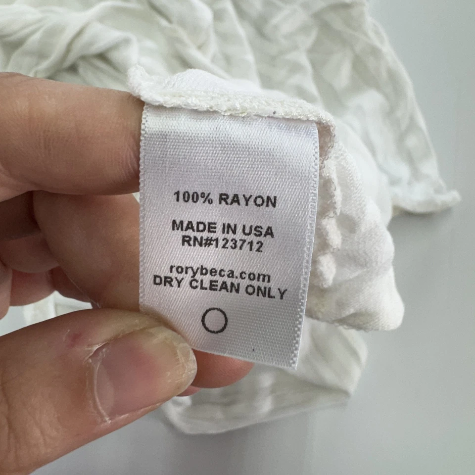 Rory Beca Топ женщин средний белый чистый крышка рукав вязаный топ - Изображение 4 из 4