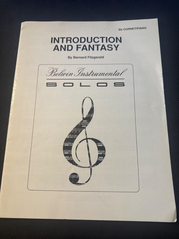 Introduction And Fantasy for Cornet & Piano by Bernard Fitzgerald Belwin Music
