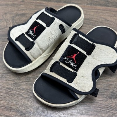 Air Jordan Sandals Mens 9 LS Slide Beach Tan Black Comfort  display picture 1