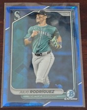Julio Rodriguez 2024 Bowman Chrome Sapphire Edition Card #95