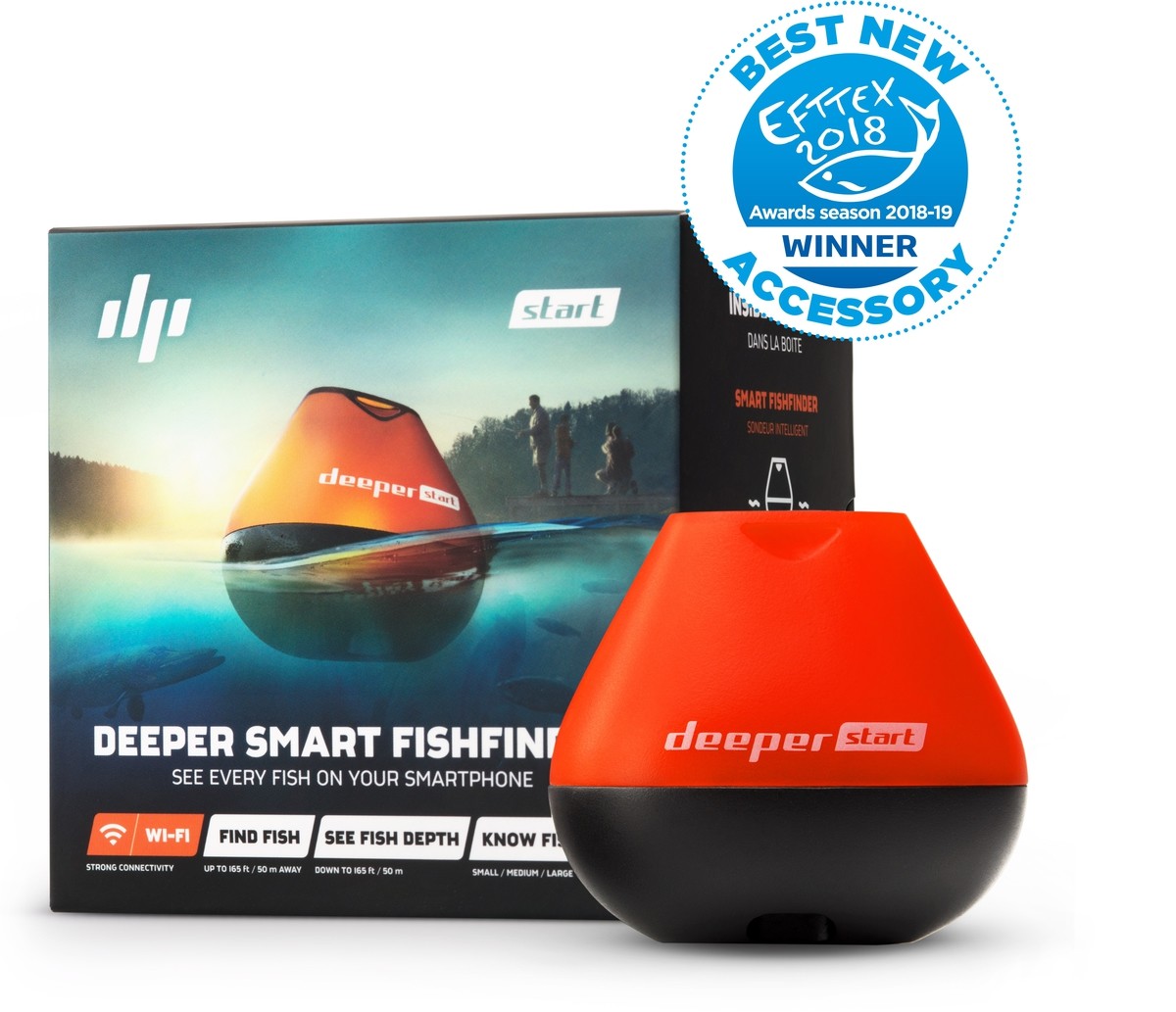 Deeper - START Sonar (Wifi) Echolot Fischfinder orange-black BRANDNEU Deeper - START Sonar (Wifi) Echolot Fischfinder orange-black BRANDNEU