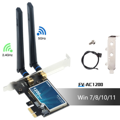 Desktop Gaming PCIe Wifi Bluetooth Card Dual Band Wireless Network Wifi Adapter