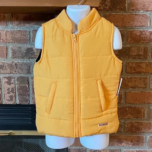 NWT Hudson Toddler Yellow Puffer Vest 