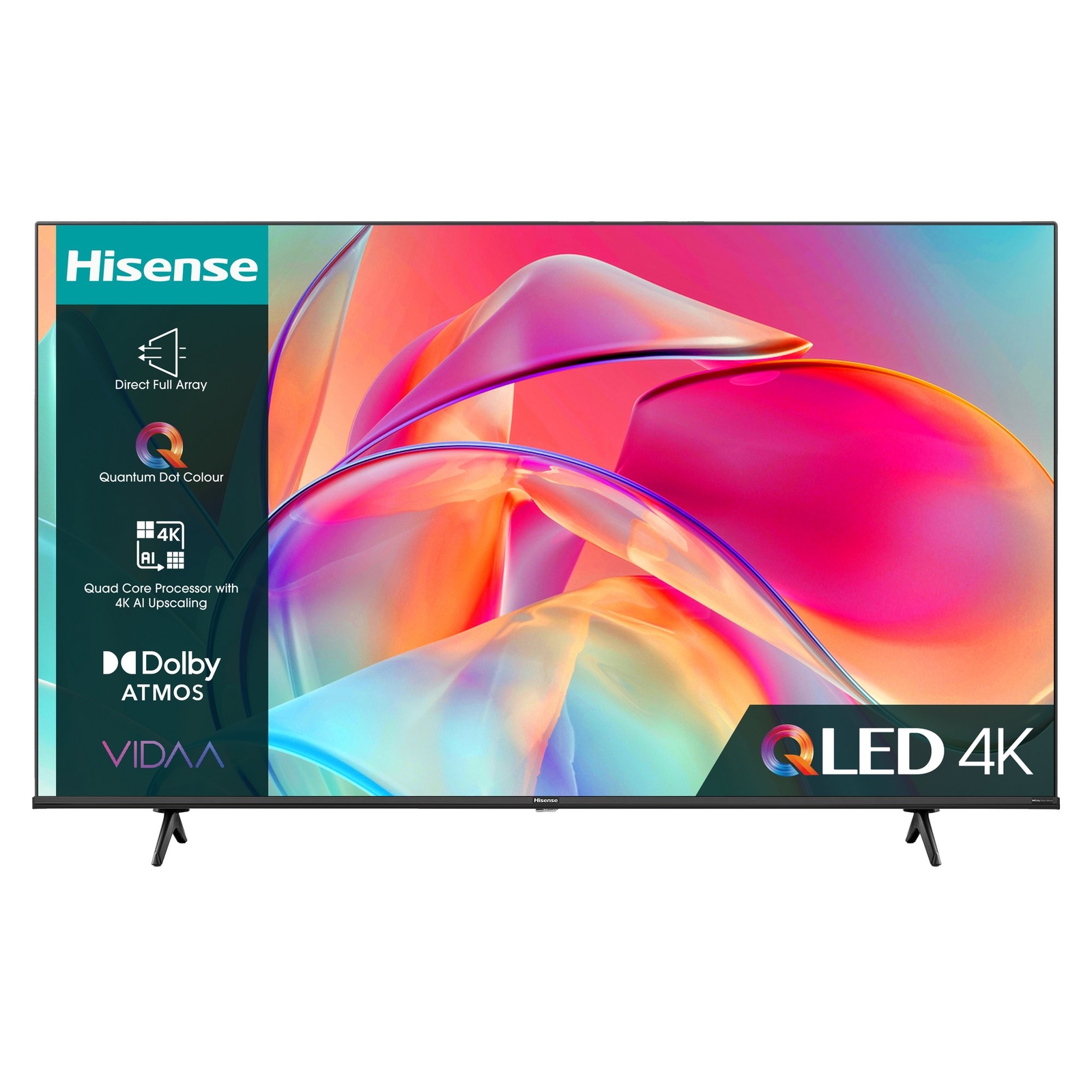 Hisense QLED TV 50" 4K Ultra HD Smart TV Wi-Fi Dolby Vision...