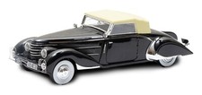1935 Delage D8-85 Clabot Cabriolet Henri Chapron - Top Up Black 143 Resin Model 1935 Delage D8-85 Clabot Cabriolet Henri Chapron - Top Up Black 143 Resin Model