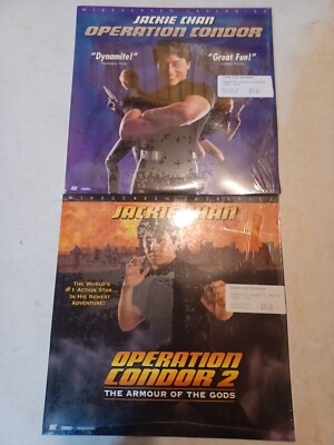 Operation Condor 1 and 2 Widescreen Laserdisc LD - Jackie Chan lot