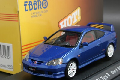Ebbro 43223 1:43 Scale Honda Integra Type R DC5 2001 Die-Cast Model Car Blue/Red