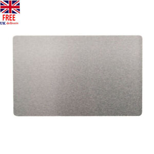 100 pcs Blank Aluminium Metal Cards Sublimation Dye Business 86*54mm Marks