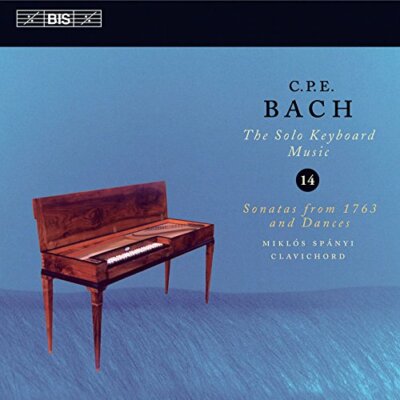 C.P.E. Bach The Solo Keyboard Music Vol.14 MIKLOS SPANYI BIS CD 1329 New Sealed